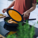 Fiskars Functional Form Küchenhelfer Spritzschutz mit Silikon