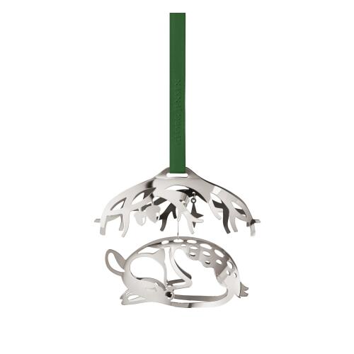 Georg Jensen Weihnachtsschmuck 2023 Mobile Schlafendes Reh Palladiumauflage