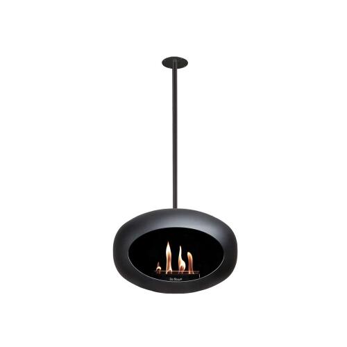 Le Feu Bioethanolkamin Sky Black/Black Pole 140 cm