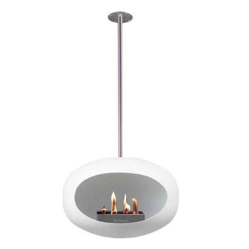 Le Feu Bioethanolkamin Sky White/Steel Pole 120 cm