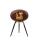 Le Feu Bioethanolkamin Ground Low Mocca/Roségold Bowl/ Black Oak Legs 45 cm