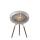 Le Feu Bioethanolkamin Ground Low Nickel/Steel Bowl/ Smoked Oak Legs 45 cm