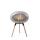 Le Feu Bioethanolkamin Ground Low Nickel/Black Bowl/ Soaptreated Oak Legs 45 cm