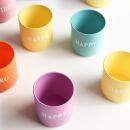 Design Letters Favourite Cup Happy Gelb