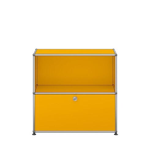 USM Haller Sideboard mit einer Klapptüre Goldgelb