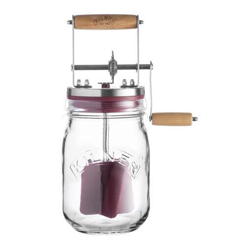 Kilner Butterfass mit Drehkurbel 1000 ml