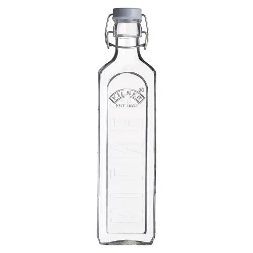 Kilner Glasflasche mit Bügelverschluß Eckig 1000 ml