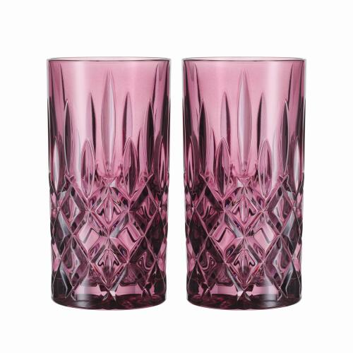 Nachtmann Noblesse Longdrinkglas Berry 2er Set