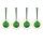 Blomus Kitai Weihnachtsschmuck Glaskugel Duck Green 4er Set