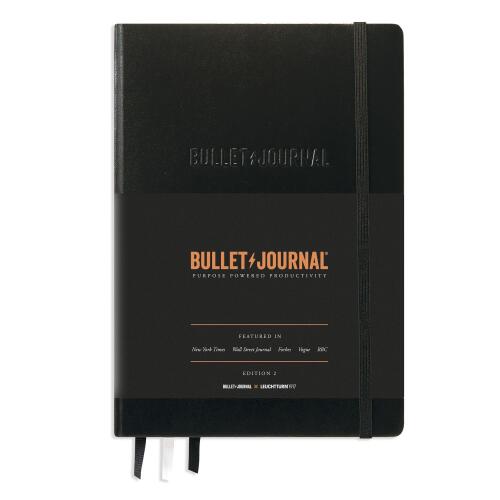 Leuchtturm1917 Bullet Journal Edition 2 Hardcover A5 Schwarz Dotted