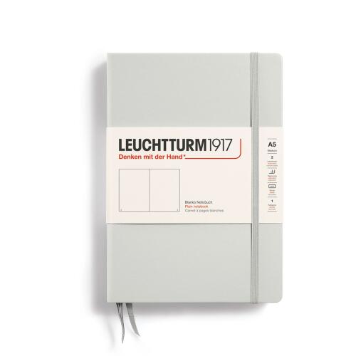 Leuchtturm1917 Notizbuch Medium A5 Hardcover Light Grey Blanko