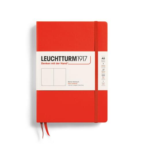 Leuchtturm1917 Notizbuch Medium A5 Hardcover Lobster Blanko