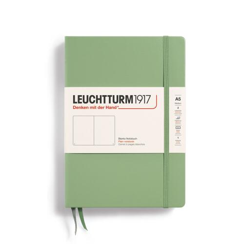 Leuchtturm1917 Notizbuch Medium A5 Hardcover Salbei Blanko