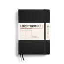 Leuchtturm1917 Notizbuch Medium A5 Hardcover Schwarz Blanko