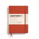 Leuchtturm1917 Notizbuch Medium A5 Hardcover Fox Red Dotted