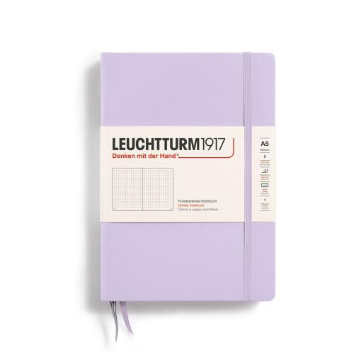 Leuchtturm1917 Notizbuch Medium A5 Hardcover Lilac Dotted