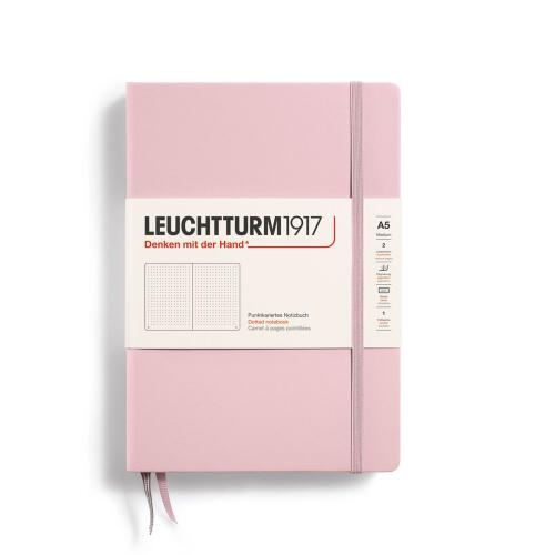 Leuchtturm1917 Notizbuch Medium A5 Hardcover Puder Dotted