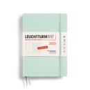 Leuchtturm1917 Wochenkalender 2025 & Notizbuch Medium A5 Hardcover Mint Green Liniert