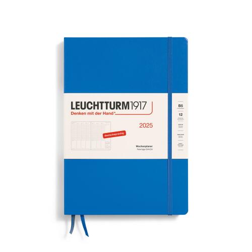 Leuchtturm1917 Wochenkalender 2025 Composition B5 Hardcover Sky