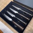 Ryoma Damast-Steakmesser mit Ebenholzgriff 4er Set