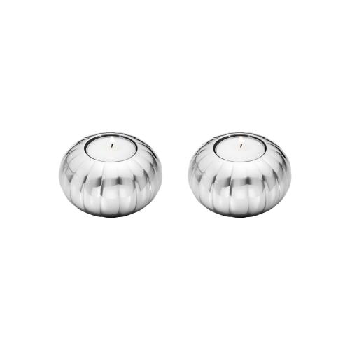 Georg Jensen Bernadotte Teelichthalter 2er Set