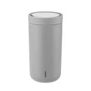 Stelton To Go Click Thermobecher Soft Light Grey 200 ml...