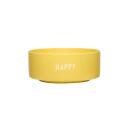 Design Letters Snack Bowl Happy Gelb