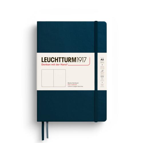 Leuchtturm1917 Notizbuch Medium A5 Hardcover Deep Sea Blanko