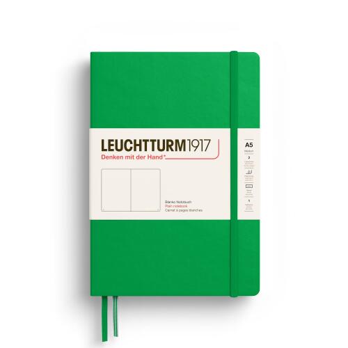 Leuchtturm1917 Notizbuch Medium A5 Hardcover Spring Leaf Blanko