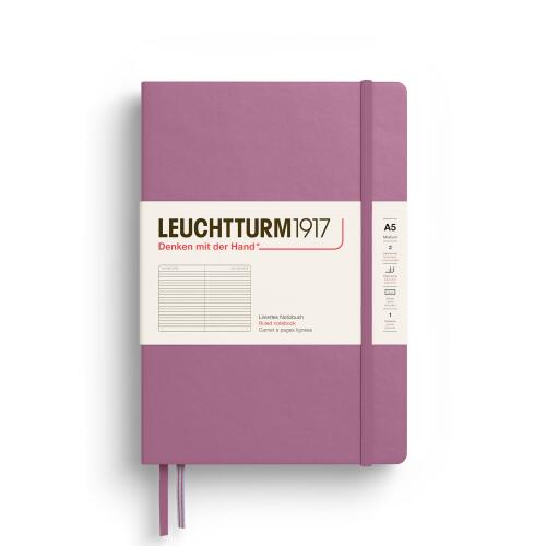 Leuchtturm1917 Notizbuch Medium A5 Hardcover Dusty Rose Liniert