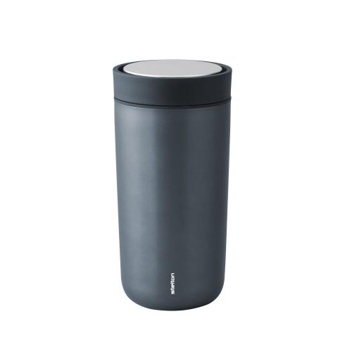 Stelton To Go Click Thermobecher Dark Blue Metallic 400 ml (Retourware, Kratzer)