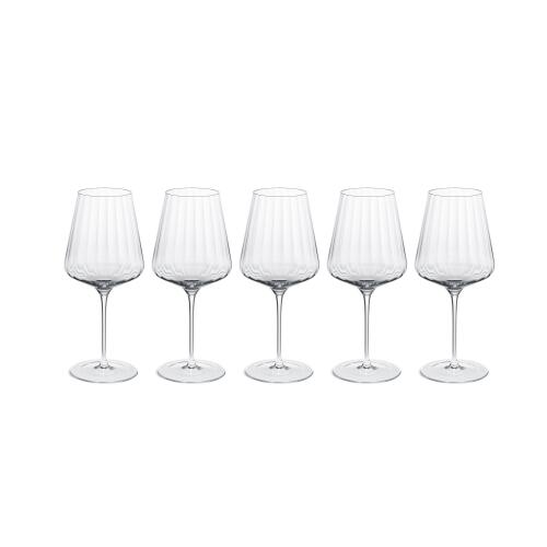 Georg Jensen Bernadotte Rotweinglas 5er Set