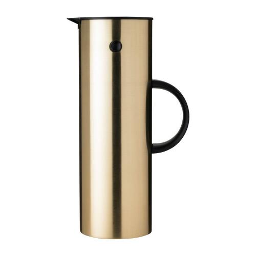 Stelton Isolierkanne EM77 Brushed Brass 1000 ml (Retourware, Lackschäden)