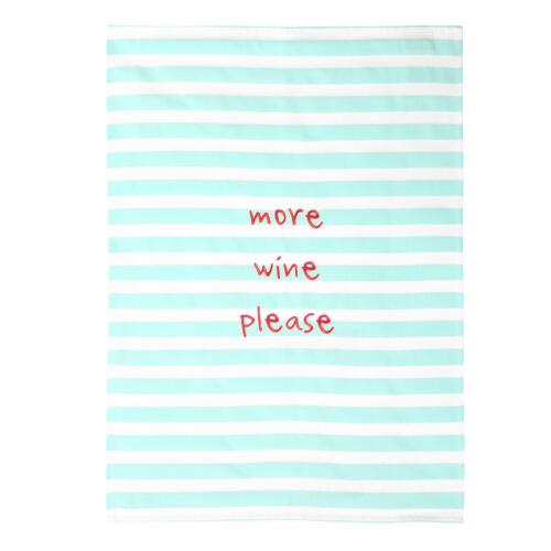 ASA Geschirrtuch More Wine Please 50 x 70 cm