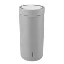 Stelton To Go Click Thermobecher Soft Light Grey 400 ml...