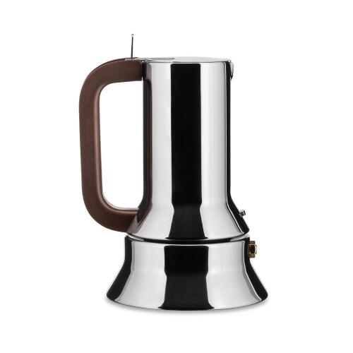 Alessi Espressokocher Richard Sapper 9090/6 (Retourware, Kratzer)