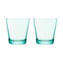 Iittala Kartio Glas Wassergrün 2er Set 210 ml