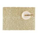 Chilewich Tischset Metallic Lace Rectangle Gold