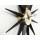 Vitra Sunburst Clock Black Brass