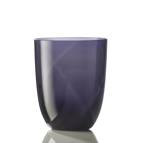 Nason Moretti Idra Wasserglas Violett Ottico - Casa Due pur