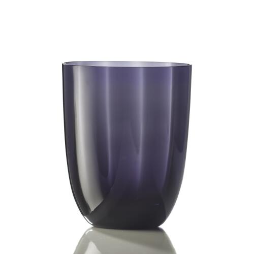 Nason Moretti Idra Wasserglas Violett Ottico - Casa Due pur