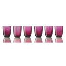 NasonMoretti Idra Wasserglas Pink Ottico Torse