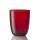 NasonMoretti Idra Wasserglas Rot Rigadin Ritorto