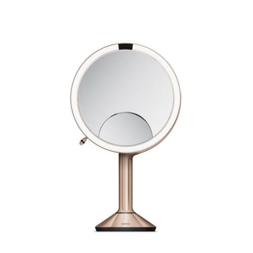 Simplehuman Sensorspiegel trio Roségold 20 cm