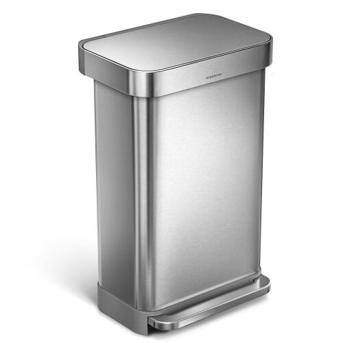 Simplehuman Rechteckiger Treteimer 45 l