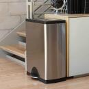 Simplehuman Rechteckiger Treteimer 50 l Edelstahl