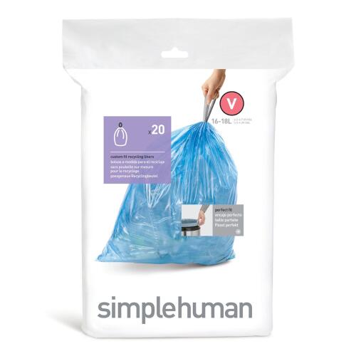 Simplehuman Passgenaue Müllbeutel Code V 20 Stück