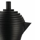 Alessi Espressokocher Pulcina Vollschwarz für 3 Tassen