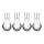 Alessi Moscardino Multifunktions-Utensil 4er Set